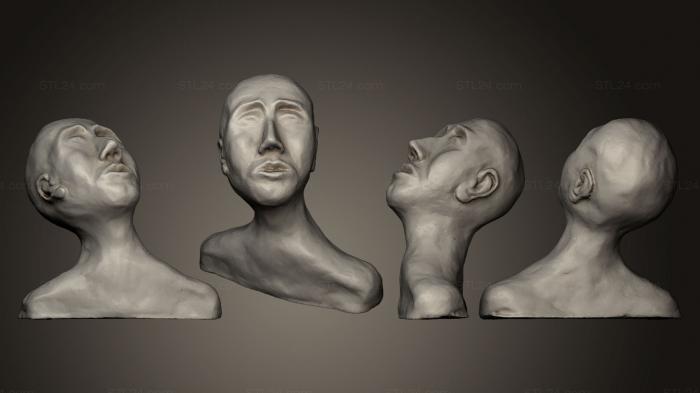 Бюсты и головы античные и исторические (Бусто, BUSTA_0356) 3D модель для ЧПУ станка